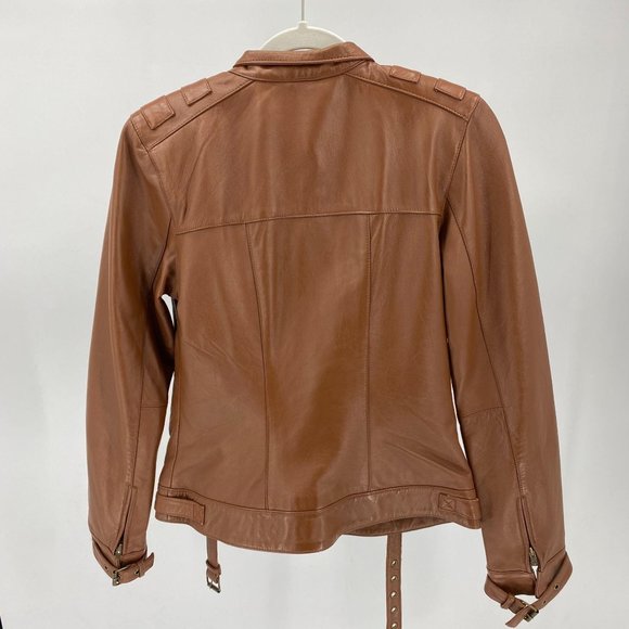 Metro 7 Genuine Leather Moto Jacket - Picture 8 of 16
